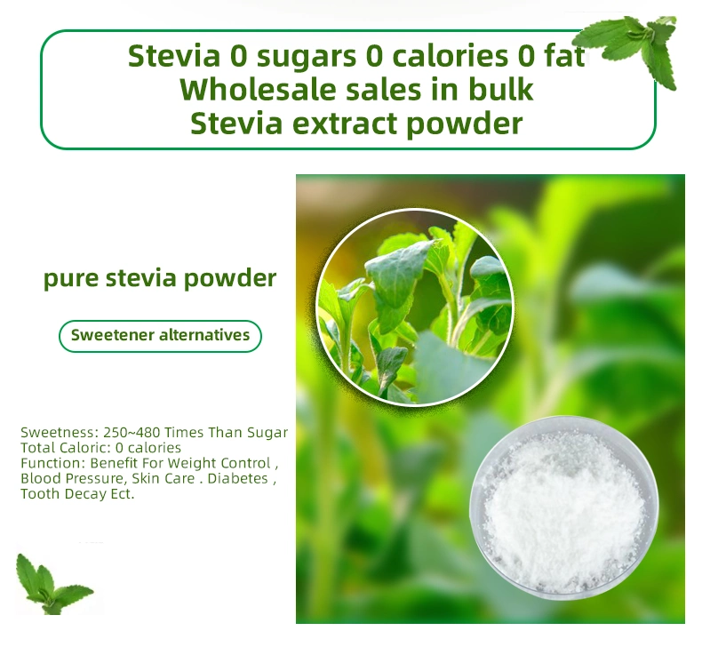 Food Additive Pure and Natural Sweetener Stevia Extract