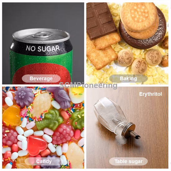 Dolcificante per uso alimentare Eritritolo CAS 149-32-6 30-60 Mesh